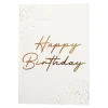 Stort bursdagskort A4 - Happy Birthday