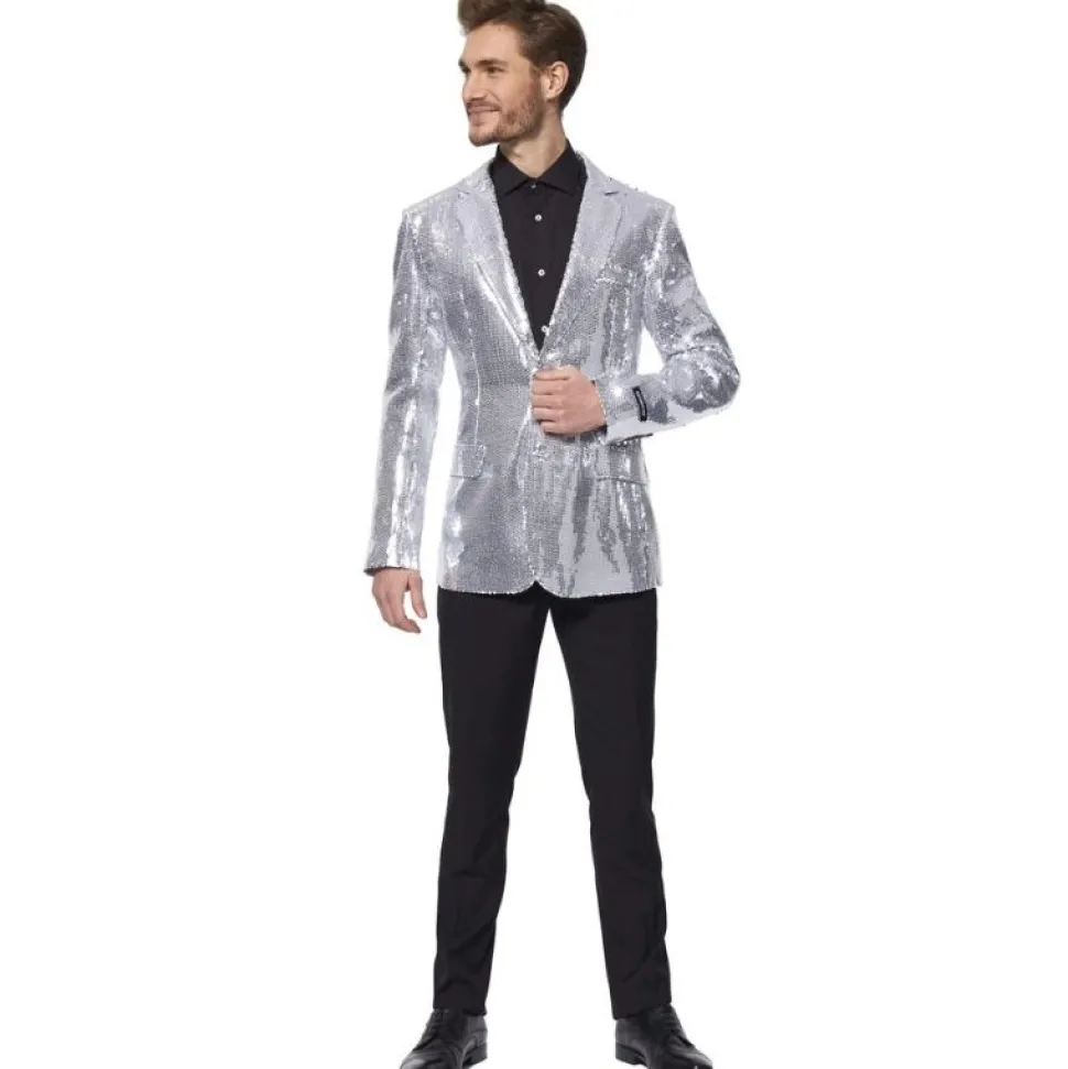 Suitmeister Sequins Silver