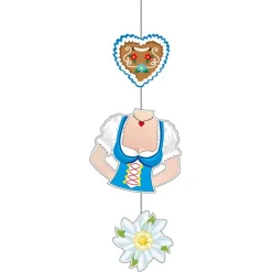 Takheng, hjerte, dirndl og edelweiss