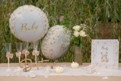 Teddybjørn folie ballong 45cm