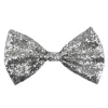 Tversoversløyfe Sølv Glitter