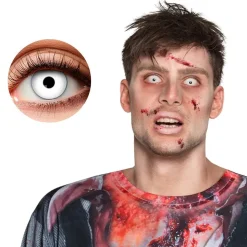 Ukeslinser Hvit Zombie