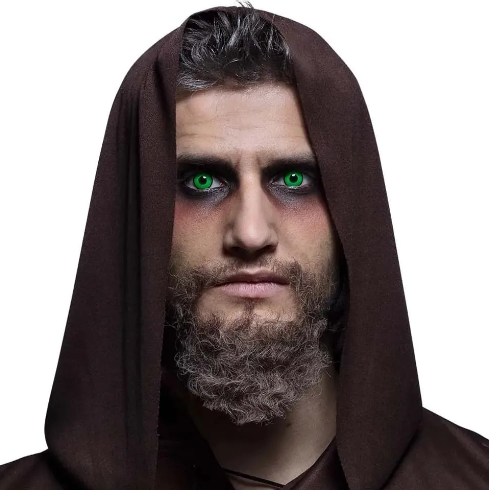Ukeslinser Occultist, Grønn med Sort Ring