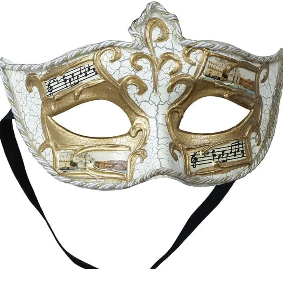 Venetiansk Maske med Noteark