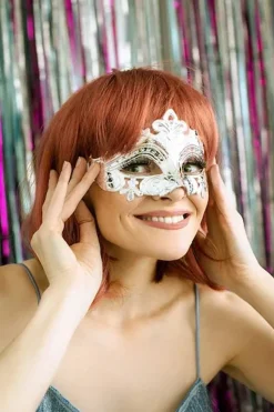 Øyemaske Karnival Sølv