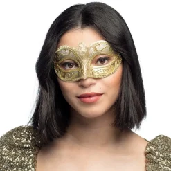 Øyemaske Venice Felina Gull