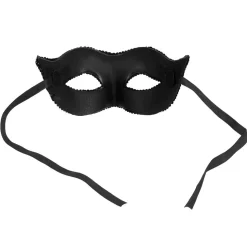 Øyemaske Venice Paljetter Sort