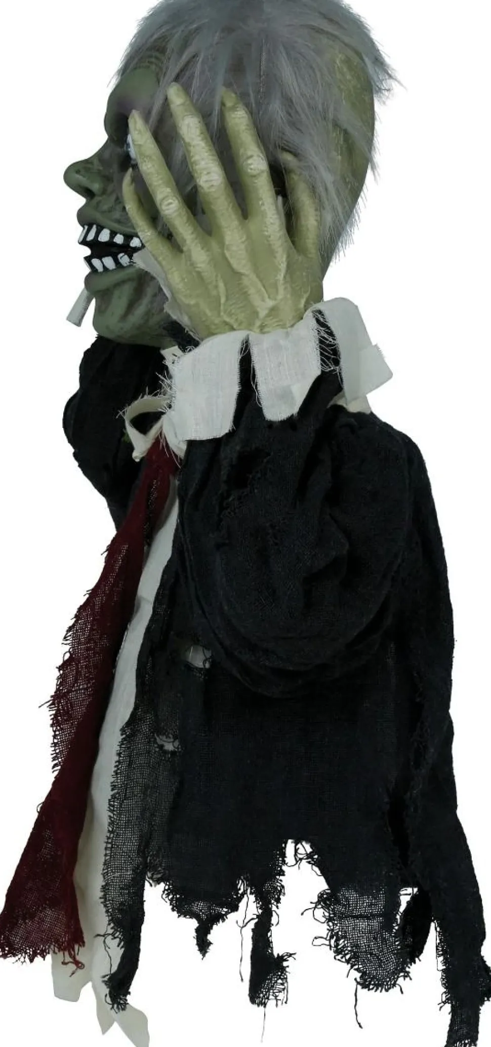 Zombie bust lys, lyd og bevegelse
