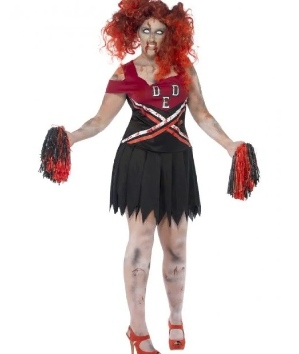 Zombie Cheerleader-kostyme til dame